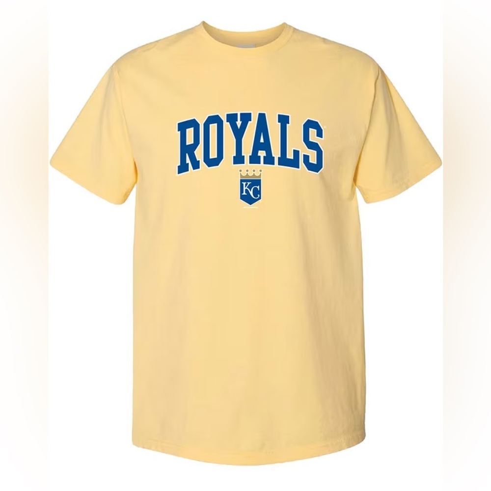 Yellow Kansas City Royals Graphic T-Shirt
